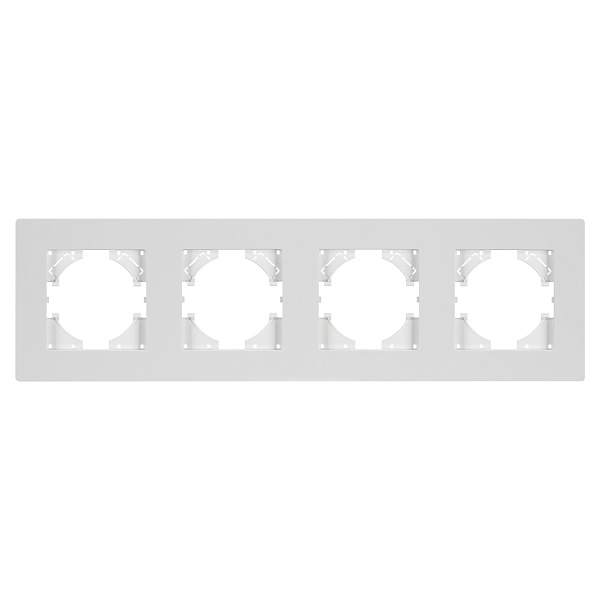 Рамка пластиковая FRM-PERIO-PL-4-WH (Arlight, -) Lednikoff