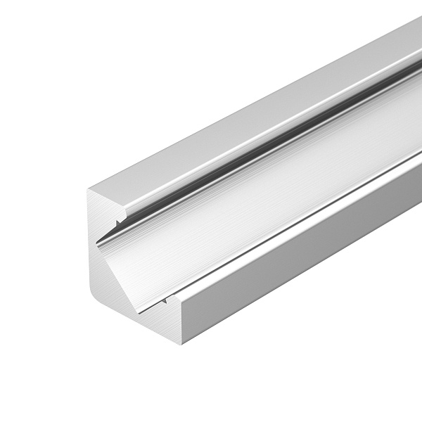 Профиль с экраном ALU-D45-2000 ANOD+FROST (Arlight, Алюминий) Lednikoff