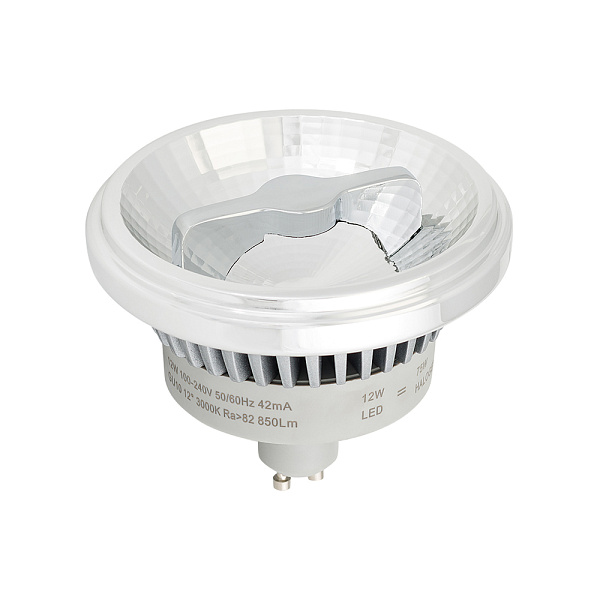 Лампа AR111-FORT-GU10-12W-DIM Warm3000 (Reflector, 24 deg, 230V) (Arlight, Металл) Lednikoff
