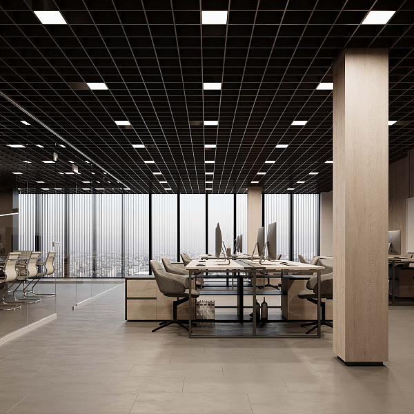 Светильник DL-GRIGLIATO-S190x190-24W Warm3000 (BK, 100 deg, 230) (Arlight, IP40 Металл, 5 лет) Lednikoff