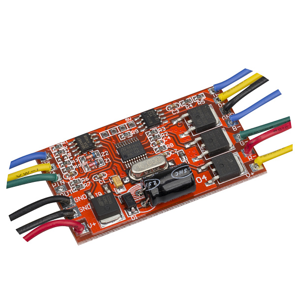 Декодер DMX RA-304mini (12-24V, 144-288W) (Arlight, Бескорпусной) Lednikoff