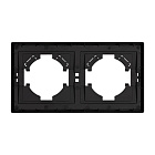 Рамка пластиковая FRM-TENDO-SFPL-2-BK (Arlight, Матовый черный) Lednikoff