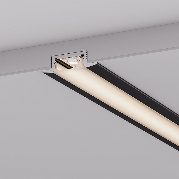 Профиль SL-SLIM-H7-F25-2000 BLACK (Arlight, Алюминий) Lednikoff