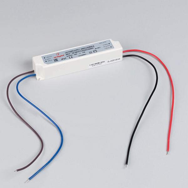 Блок питания ARPV-LV24035-A (24V, 1.5A, 35W) (Arlight, IP67 Пластик, 3 года) Lednikoff