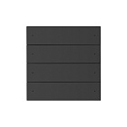 INTELLIGENT ARLIGHT Кнопочная панель SMART-DMX512-801-22-8G-8SC-DIM-IN Black (230V, 2.4G) (IARL, IP20 Пластик, 5 лет) Lednikoff