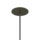 Вывод провода питания для гипсокартонного потолка SPX-CAP-FDW-R64-C4 (RAL7009) (Arlight, Металл) Lednikoff
