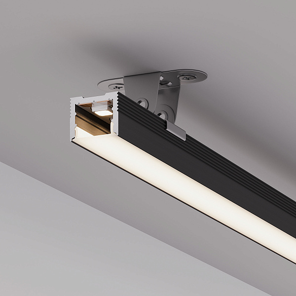 Профиль SL-SLIM-H13M-2000 BLACK (BY) (Arlight, Алюминий) Lednikoff