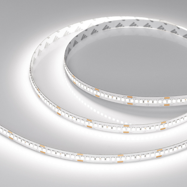 Светодиодная лента RT-A240-10mm 24V White6000 (22 W/m, IP20, 2835, 5m) (Arlight, высок.эфф.150 лм/Вт) Lednikoff