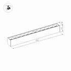 Светильник MAG-LASER-45-L320-12W Warm3000 (BK, 15 deg, 24V) (Arlight, IP20 Металл, 5 лет)