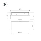 Светильник MAG-ORIENT-RONDO-R120-15W Day4000 (BK, 110 deg, 48V) (Arlight, IP20 Металл, 5 лет)