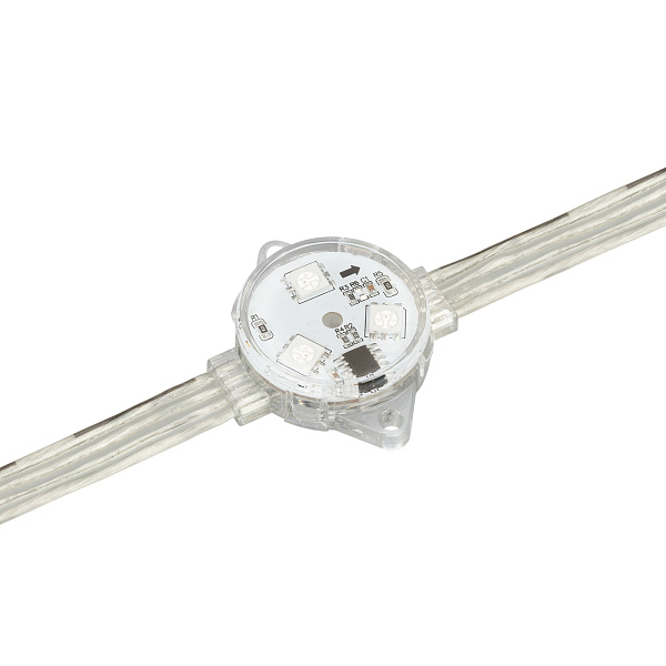 Модуль управляемый DMX-B3-D30 12V RGB (0.72W, IP68, 140 deg) (Arlight, Пластик, 3 года) Lednikoff
