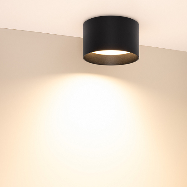 Светильник SP-BISCOTTO-R140-15W Warm3300-MIX (BK, 80 deg, 230V) (Arlight, IP54 Металл, 5 лет) Lednikoff