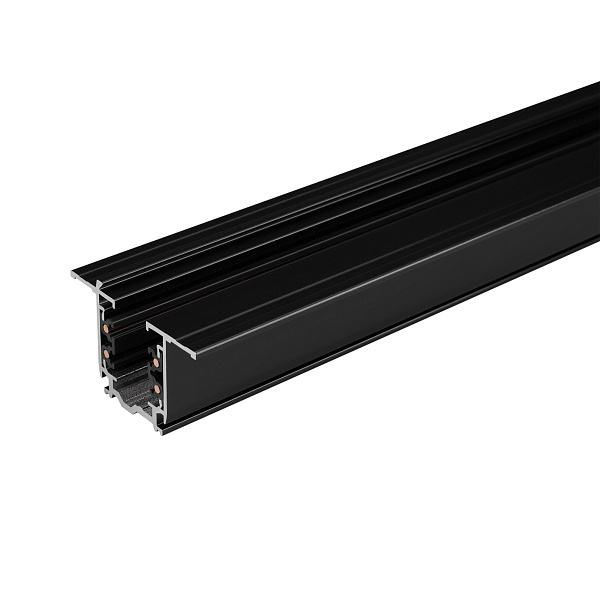 Трек встраиваемый LGD-4TR-TRACK-F-1000-BK-M (D) (Arlight, IP20 Металл, 3 года)
