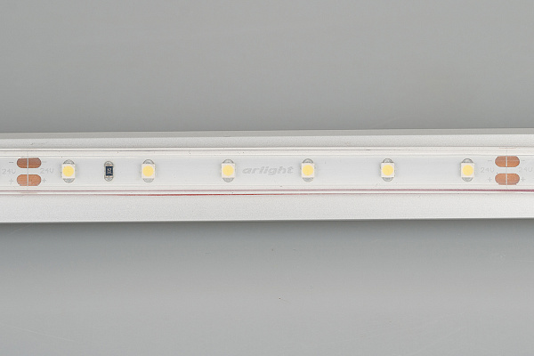 Светодиодная лента RTW 2-5000PS-50m 24V Day4000 (3528, 60 LED/m, LUX) (Arlight, 4.8 Вт/м, IP67) Lednikoff