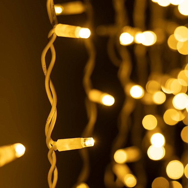 Светодиодная гирлянда ARD-EDGE-PRO-4000x600-WHITE-128LED-FLASH Warm/Warm (230V, 8W) (Ardecoled, IP65) Lednikoff