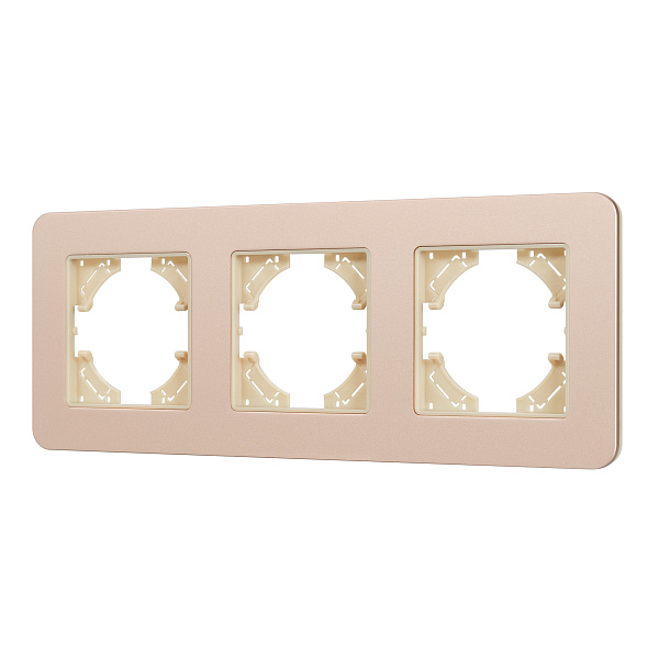 Рамка алюминиевая FRM-AKIRY-SFAL-3-GD (Arlight, -) Lednikoff