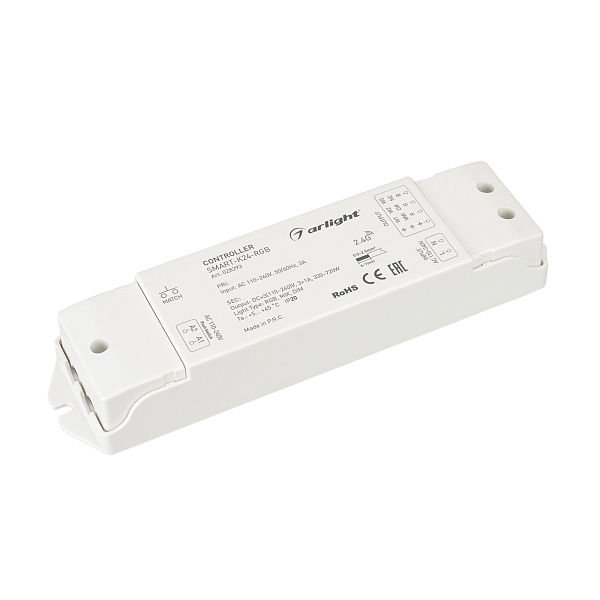 Контроллер SMART-K24-RGB (230V, 3x1A, 2.4G) (Arlight, IP20 Пластик, 5 лет) Lednikoff