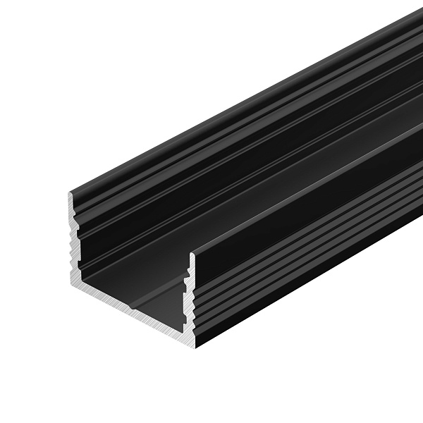 Профиль SL-SLIM15-H10-3000 BLACK (Arlight, Алюминий) Lednikoff