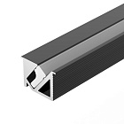 Профиль SL-BEVEL-H10-F14-2000 ANOD BLACK (Arlight, Алюминий) Lednikoff