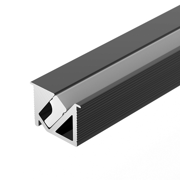 Профиль SL-BEVEL-H10-F14-2000 ANOD BLACK (Arlight, Алюминий) Lednikoff