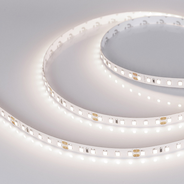 Светодиодная лента RT-A120-8mm 24V Day4000 (14.4 W/m, IP20, 2835, 5m) (Arlight, Открытый) Lednikoff