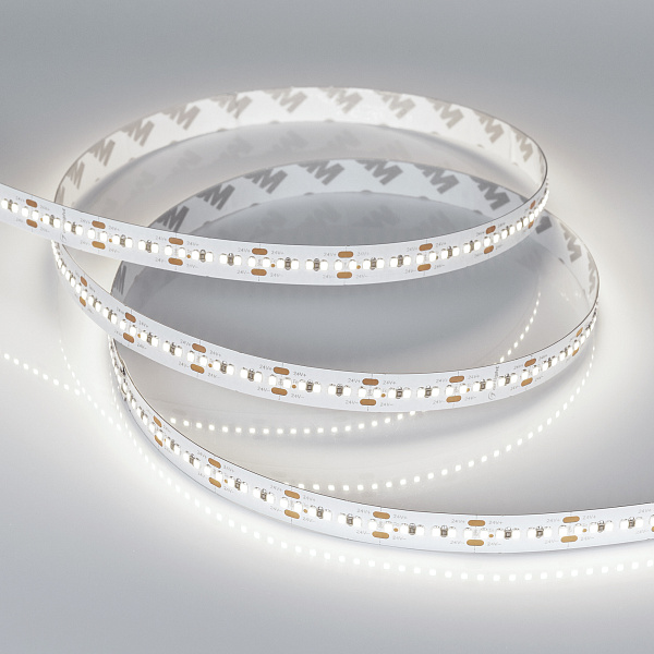 Светодиодная лента MICROLED-M300-10mm 24V Day5000 (21.6W/m, IP20,2216, 5m) (Arlight, 21.6 Вт/м, IP20) Lednikoff