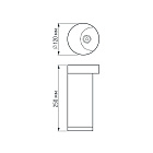 Светильник LGD-Path-Round120-H250B-12W Warm White (Arlight, IP54 Металл, 3 года) Lednikoff