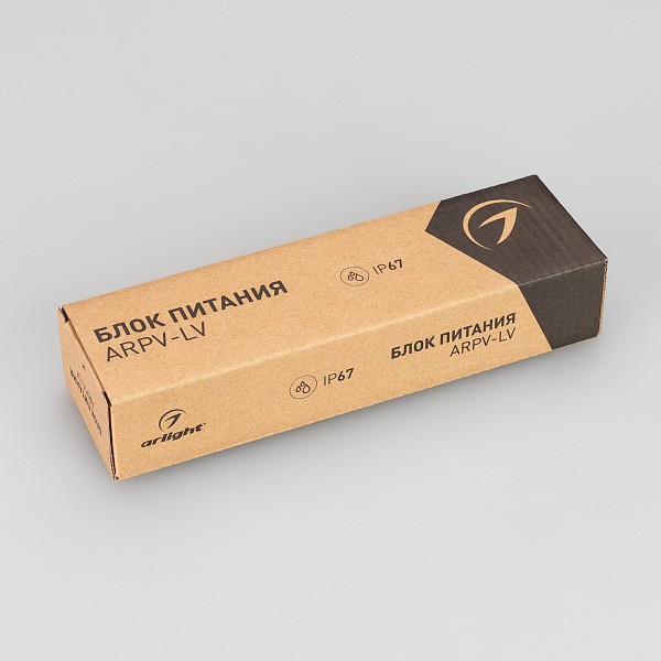 Блок питания ARPV-LV24075 (24V, 3.1A, 75W) (Arlight, IP67 Пластик, 2 года) Lednikoff
