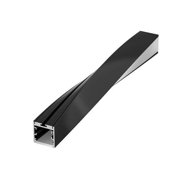 Профиль SL-ARC-3535-TWIST90L-400 BLACK (Arlight, Алюминий) Lednikoff