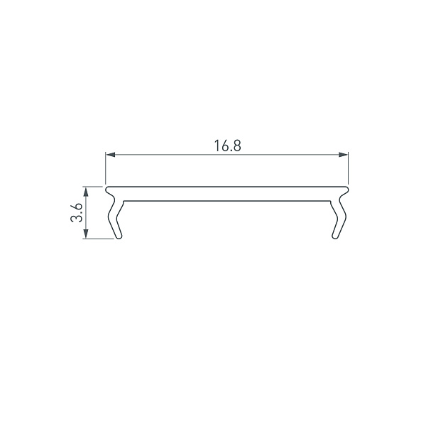 Экран матовый SILER-2000 OPAL (Arlight, Пластик) Lednikoff