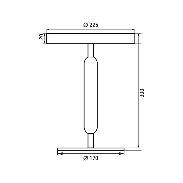 Светильник SP-ALYSS-TAB-R22.5x30-5W Warm3200-MIX (GR-DG, 110 deg, 230V) (Arlight, IP20 Мрамор, 5 лет)