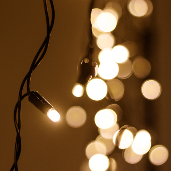 Светодиодная гирлянда ARD-EDGE-PRO-4000x600-BLACK-128LED-STD WARM (230V, 8W) (Ardecoled, IP65) Lednikoff