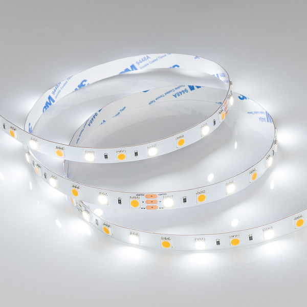 Светодиодная лента RT-B60-10mm 24V White-MIX (14.4 W/m, IP20, 5060, 5m) (Arlight, Изменяемая ЦТ) Lednikoff