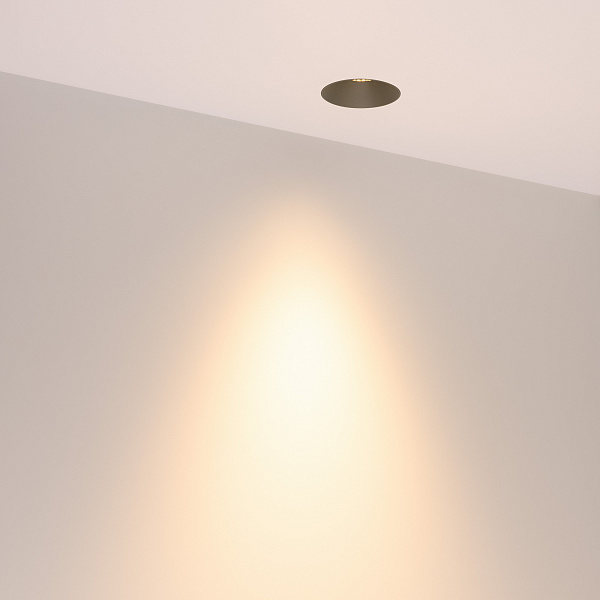 Светильник безрамочный DL-INTRAL-R63-8W Warm3000 (Серо-зеленый RAL7009, 50 deg, 230V) (Arlight, IP20 Металл, 5 лет) Lednikoff