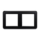 Рамка пластиковая FRM-VERSA-PL-2-BK (Arlight, -) Lednikoff