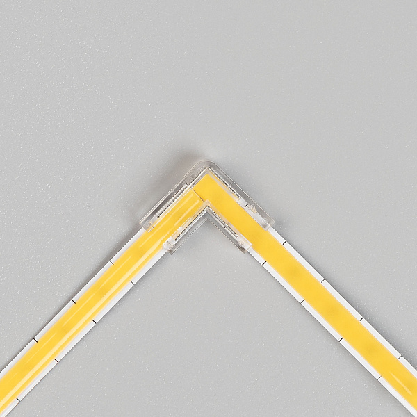 Коннектор угловой COB-MONO-5mm-2pin-STS (Arlight, Лента-Лента) Lednikoff