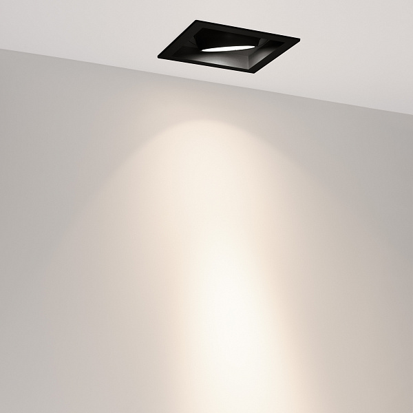 Светильник MS-VORTEX-BUILT-S140x140-30W Day4000 (BK-BK, 17 deg, 230V) (Arlight, IP20 Металл, 5 лет) Lednikoff