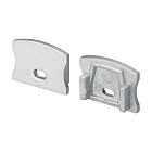 Заглушка для ALU-WIDE-H15 с отверстием (Arlight, Металл) Lednikoff