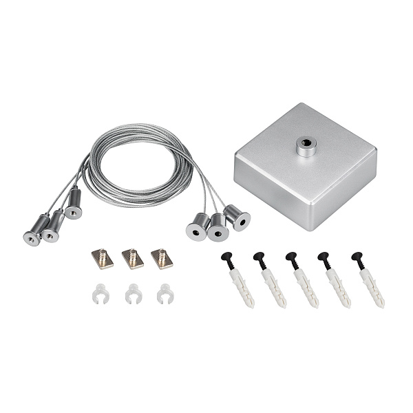 Подвес ARL-3x2m Set (Silver box, Pad 9x2mm) (Arlight, Металл) Lednikoff