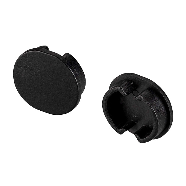 Заглушка ARH-ROUND-D20-DUAL BLACK глухая (Arlight, Пластик) Lednikoff