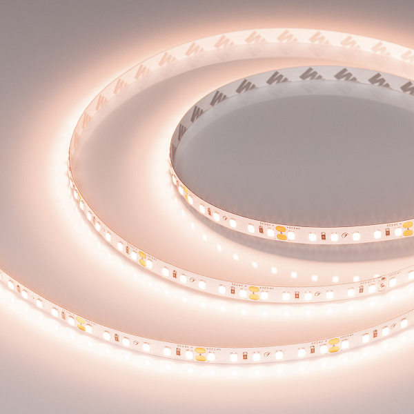 Светодиодная лента RT-A120-8mm 24V Peach Fuzz (9.6 W/m, IP20, 5m) (Arlight, -) Lednikoff