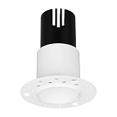 Светильник MS-INVISIO-TRIMLESS-R55-15W Warm3000 (WH-WH, 36 deg, 230V) (Arlight, IP54 Металл, 5 лет)
