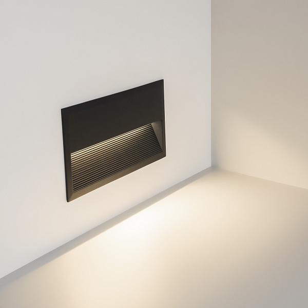 Светильник встраиваемый LTD-RIBONIK-S271x136-10W Day4000 (Черный, 50 deg, 230V) (Arlight, IP65 Металл, 5 лет) Lednikoff