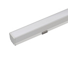 Профиль с экраном SL-SLIM20-H20-2000 ANOD+OPAL (Arlight, Алюминий) Lednikoff
