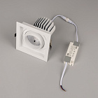 Светильник MS-VORTEX-BUILT-S140x140-30W Warm3000 (WH-WH, 50 deg, 230V) (Arlight, IP20 Металл, 5 лет) Lednikoff