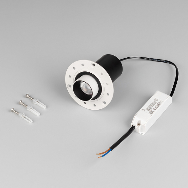 Светильник SP-NUANCE-TRIMLESS-PULL-R35-7W Warm3000 (WH, 36 deg, 230V) (Arlight, IP40 Металл, 5 лет) Lednikoff