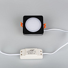 Светодиодная панель LTD-80x80SOL-BK-5W Warm White (Arlight, IP44 Пластик, 3 года) Lednikoff