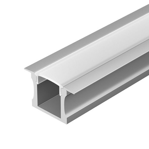 Профиль с экраном ALU-SLIM-H15-F-2000 ANOD+FROST (Arlight, Алюминий) Lednikoff