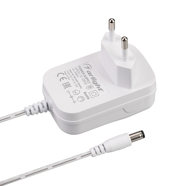 Блок питания ARDV-12-12WW (12V, 1A, 12W) (Arlight, Адаптер, 3 года) Lednikoff