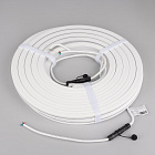 Светодиодная лента герметичная MOONLIGHT-PRO-TOP-X360-20x20mm 24V RGB (12 W/m, IP67, 10m, wire x2) (Arlight, Вывод боковой, 5 лет)